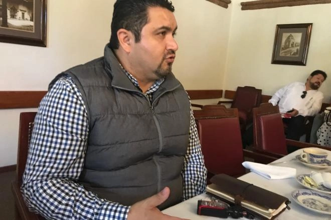 Alonso Pérez Rico, titular de la Secretaría de Salud de BC. Foto LA JORNADA BAJA CALIFORNIA/Ángel Ramírez