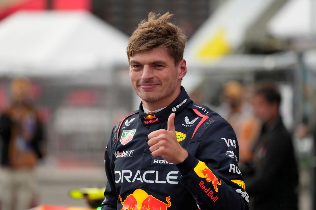 Max Verstappen de la escuderúa Red Bull se quedó con la 'pole position' del Gran Premio de Azerbaiyan, el 20 de septiembre de 2025. Foto 