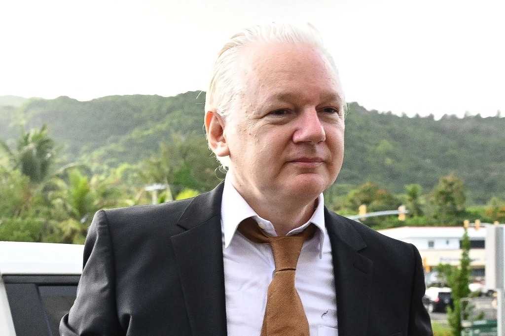 Assange enfrentaba una condena máxima de 170 años de prisión. Foto Afp.