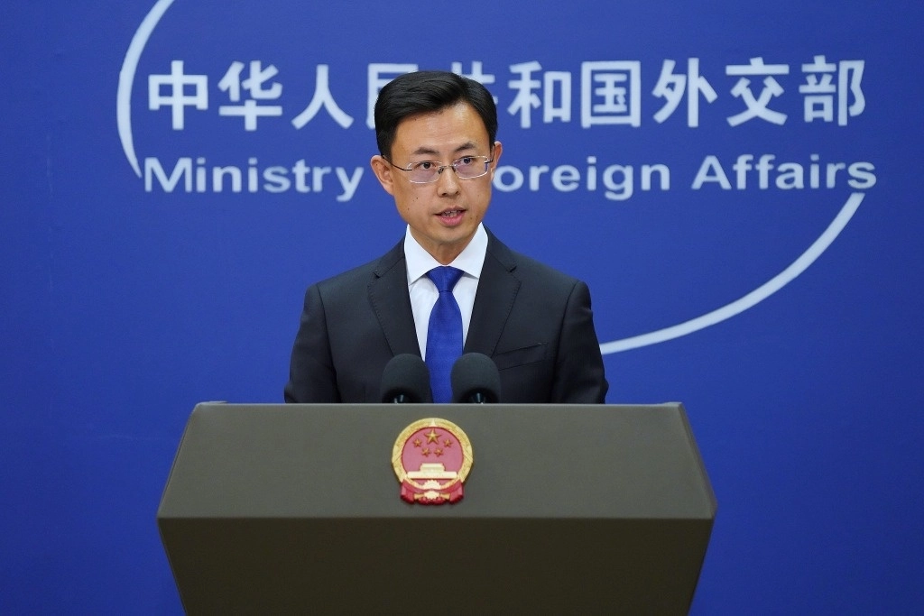 El portavoz del Ministerio de Relaciones Exteriores chino, Guo Jiakun dijo que Estados Unidos mostró su cara acosadora al regresar a Cuba a lista de países terroristas. Foto @MFA_China