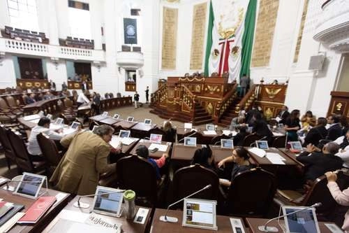 Sesión en el Congreso capitalino, en imagen de archivo. Foto Pablo Ramos
