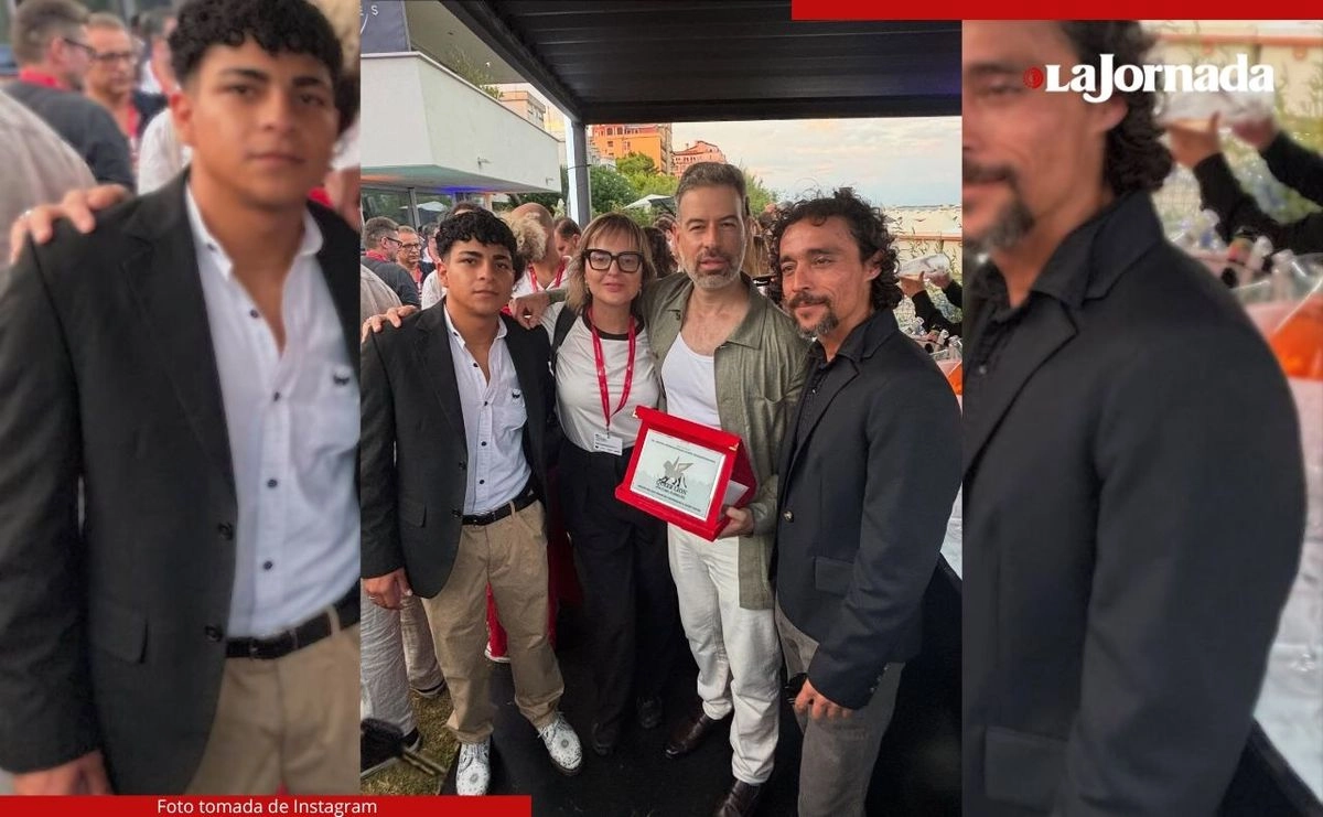 De izquierda a derecha, Víctor Pietro Simental, Inna Payán , David Pablos y Osvaldo Sánchez Valenzuela. Foto 

