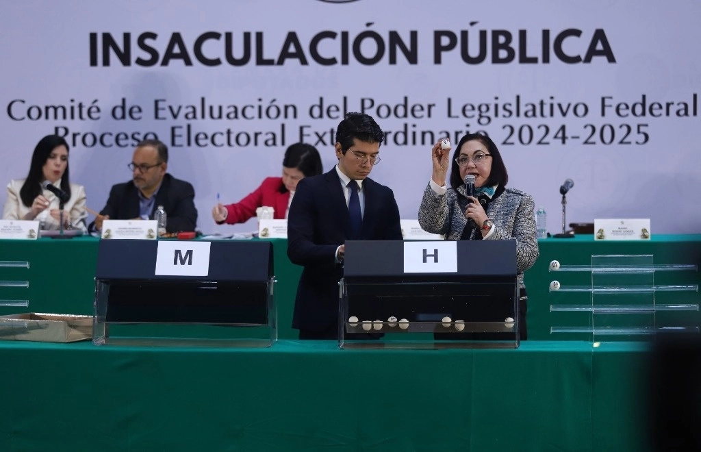  Proceso de Insaculación en la sede alterna del Senado de la República. Foto Cuartoscuro 