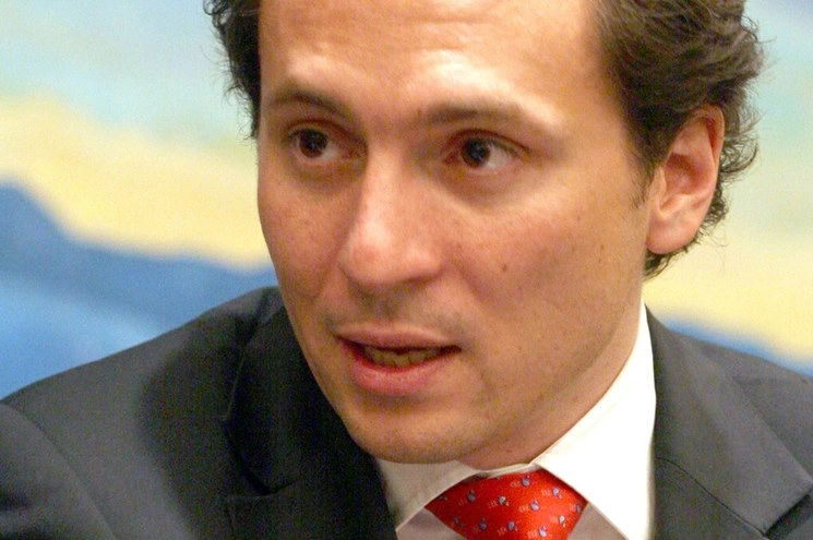 Emilio Lozoya  el 9 de abril de 2008. Foto Guillermo Sologuren