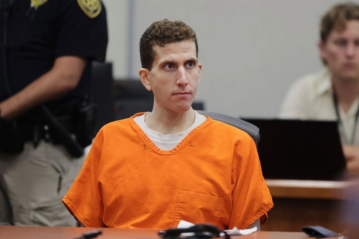 Bryan Kohberger comparece ante el Tribunal del Condado de Ada para su audiencia de sentencia, el miércoles 23 de julio de 2025, en Boise, Idaho; fue condenado a cuatro cadenas perpetuas sin posibilidad de libertad condicional. Foto 
