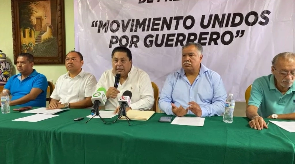 Dirigentes de cinco partidos polítos que perdieron su registro en las pasadas elecciones forman el nuevo Movimiento Unidos por Guerrero. Foto Captura de Pantalla de un video de Facebook Movimiento Unidos por Guerrero