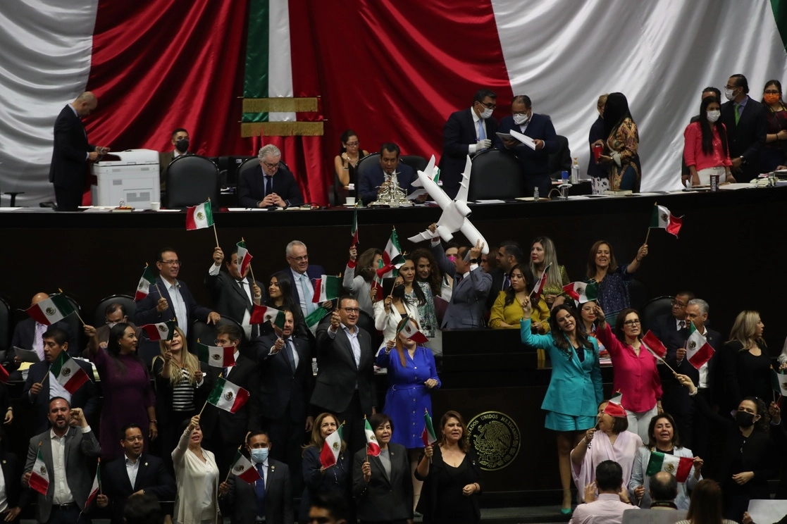 Ayer, durante la sesión en la Cámara de Diputados. Foto José Antonio López