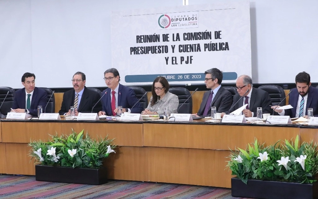 Los integrantes del CJF sostuvieron ayer una reunión de trabajo con diputados. Foto 'La Jornada'