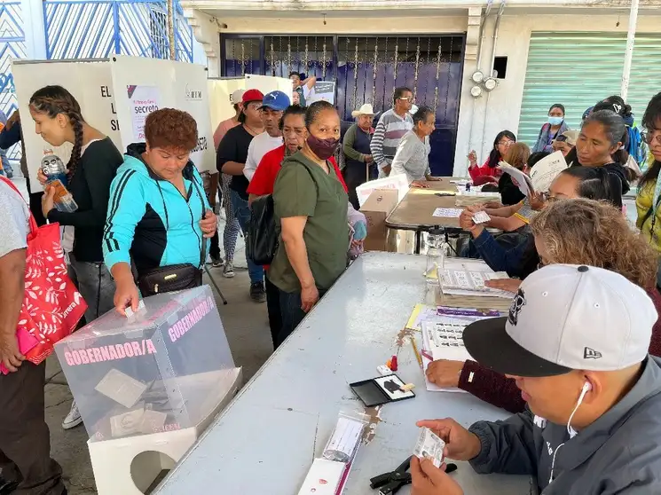 En la sección electoral 3947, en el municipio de La Paz, Edomex, hay 17 mil votantes registrados. Foto René Ramón 