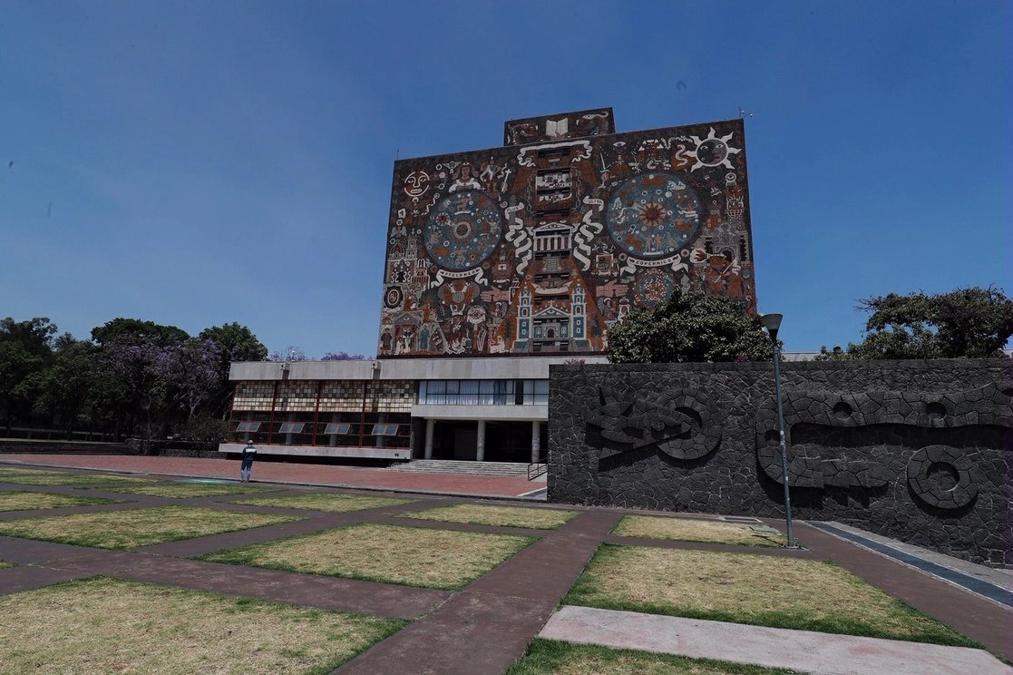 La Biblioteca Central de la UNAM en Ciudad Universitaria. Foto Cristina Rodríguez / Archivo