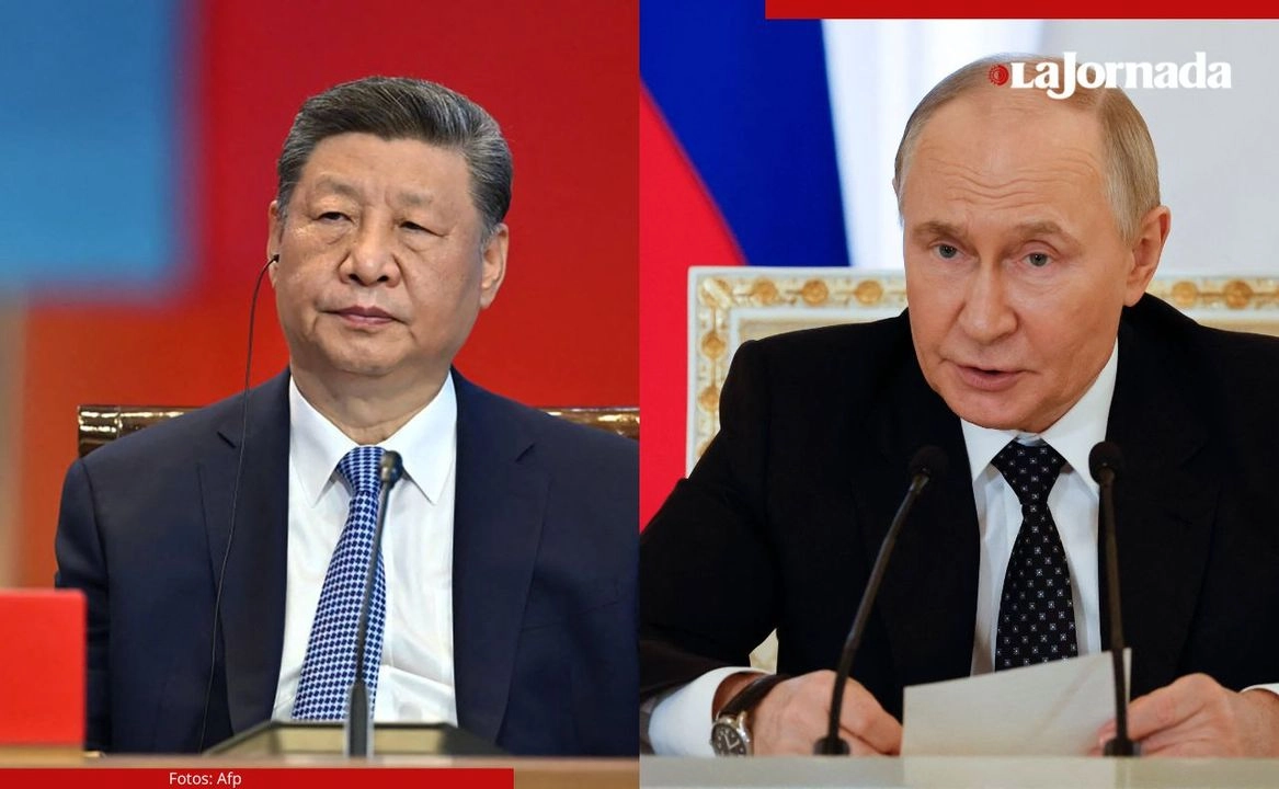 Los ataques israelíes contra Irán violan normas de derecho internacional así como la Carta de la ONU, coincidieron en llamada telefónica Xi Jinping y Vladimir Putin, líderes de China y Rusia, respectivamente. Foto 

