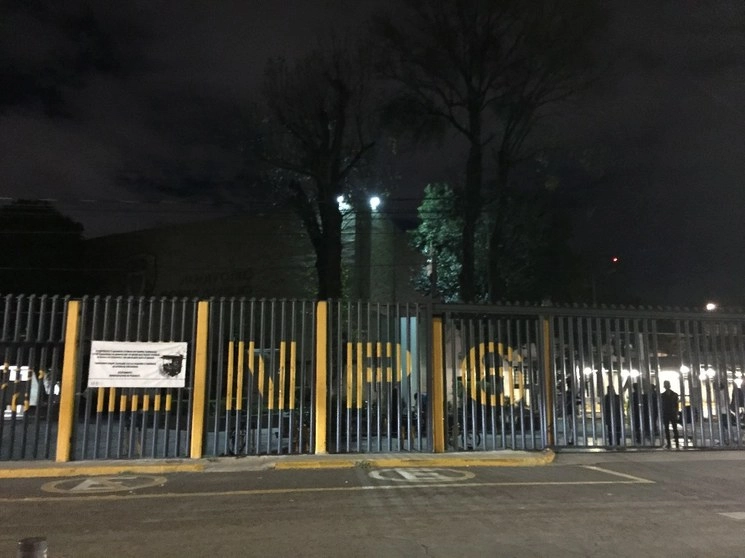 La Prepa 6 de la UNAM entró ayer 30 de enero en paro. Foto José Antonio López