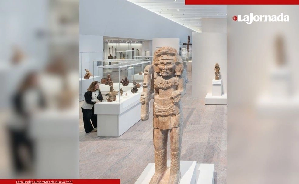 Tras cuatro años de renovación, el Museo Metropolitano de Arte más prestigioso de Estados Unidos reabre las galerías de Artes de las Antiguas Américas con un inventario de 700 obras prehispánicas, cuya exhibición comienza con piezas de Teotihuacan. Foto