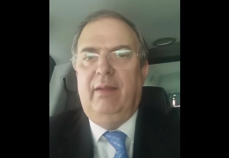 El canciller Marcelo Ebrard difundió en redes sociales un video el contenido de la conversación con el representante de EU para la Cumbre de las Américas, Christopher J. Todd, quien no pudo estar presente debido a que se contagio de covid-19 