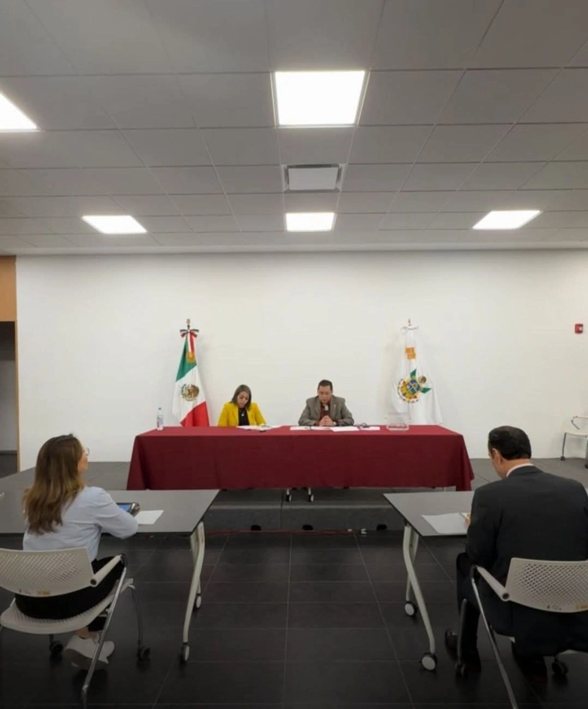 En la sesión fue electa como nueva presidenta de la Mesa Directiva la diputada del PVEM, Georgina Guzmán Álvarez; Claudia Díaz Gayou, del PT como vicepresidenta; y los morenistas Arturo Maximiliano García Pérez, Sully Mauricio Sixtos, como secretarios. Foto