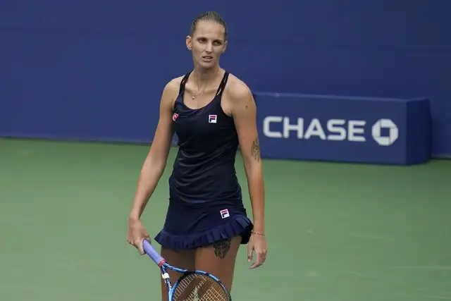 Karolina Pliskova era la jugadora mejor sembrada en el Abierto de EU. Foto Ap