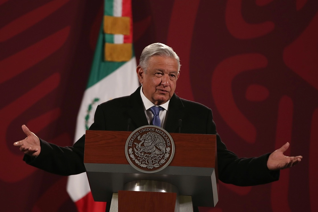 El presidente Andrés Manuel López Obrador aseguró que el plan antiinflación que presentará a Joe Biden favorecerá a ambos países. Foto José Antonio López
