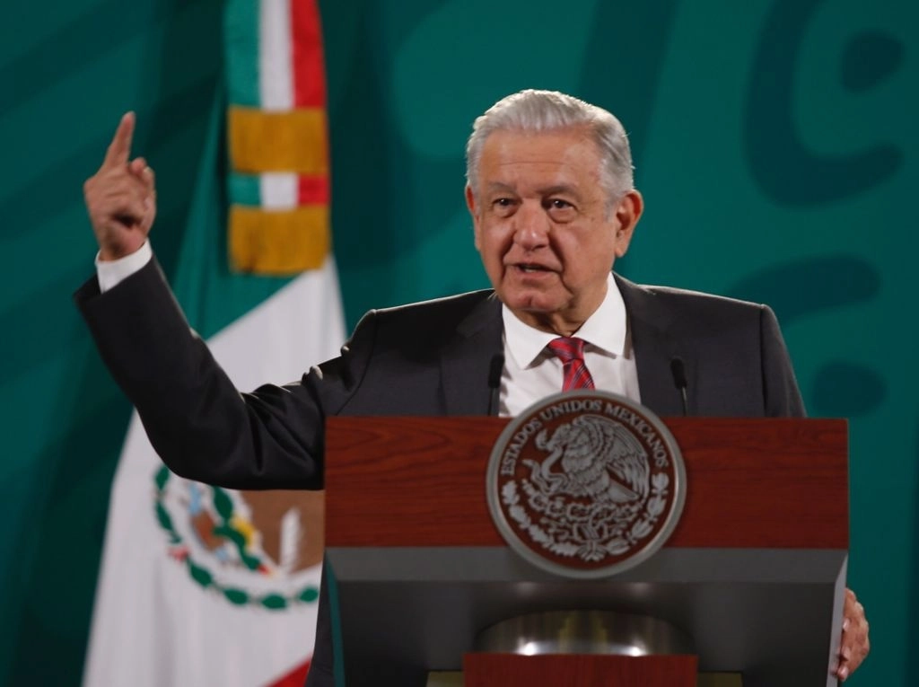 El presidente Andrés Manuel López Obrador durante la conferencia de prensa matutina en Palacio Nacional, el 20 de septiembre de 2021. Foto Guillermo Sologuren