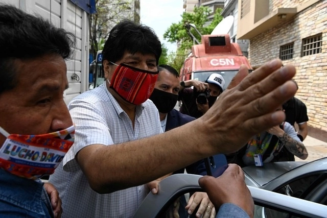 Evo Morales renunció a la presidencia de Bolivia el 10 de noviembre de 2019 bajo la presión de las fuerzas armadas. Foto Afp   