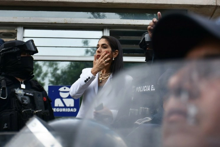 Verónica Hernández Giadáns, otrora directora jurídica de la Secretaría de Gobierno de Veracruz, es la encargada de despacho de la Fiscalía General del estado, luego de que Jorge Winckler Ortiz fue separado del cargo por el Congreso local. Foto Cuartoscuro / Archivo