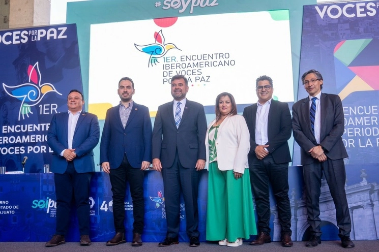 El estado de Guanajuato y la asociación civil Somos Iberoamérica Periodismo por la Paz, organizó los encuentros en la ciudad de León. Foto ‘La Jornada’