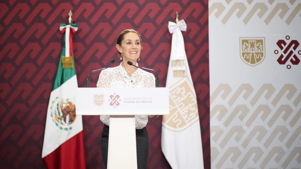 La mandataria capitalina agradeció al Presidente que la considerara entre los aspirantes de su partido para sucederlo en 2024.Foto cortesía GCDMX