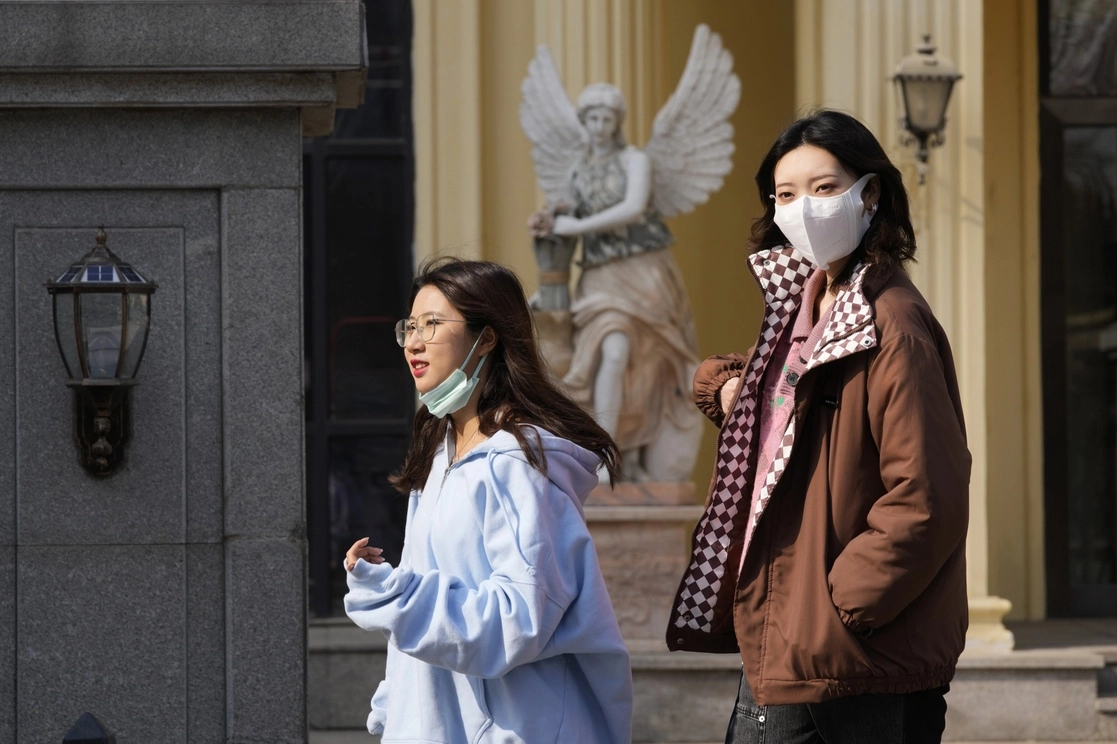 En una calle de Pekín, China, el 20 de marzo de 2022. Foto Ap