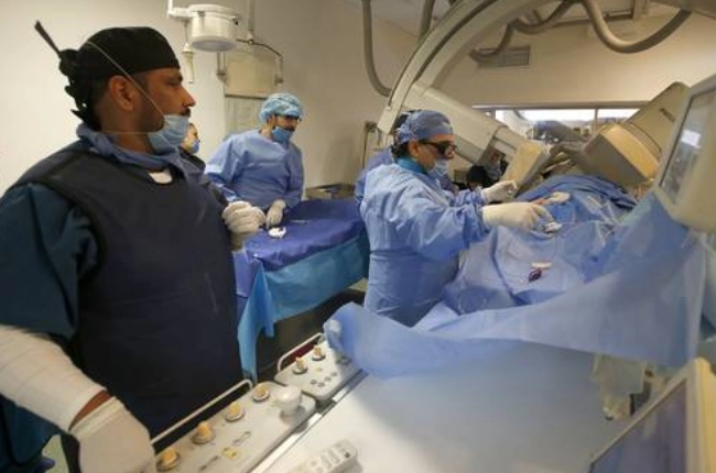 Aspectos de la operación de corazón en Centro Médico Nacional de la Raza del IMSS. Foto Marco Peláez /Archivo