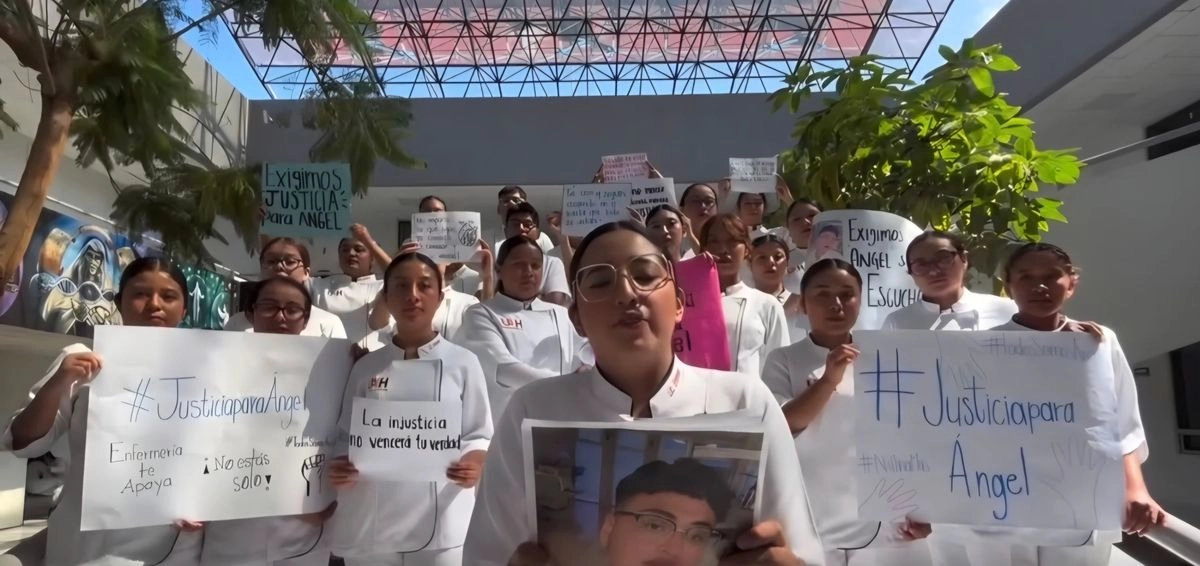 Estudiantes de enfermería difundieron un video donde piden que intervengan por su compañero. Foto