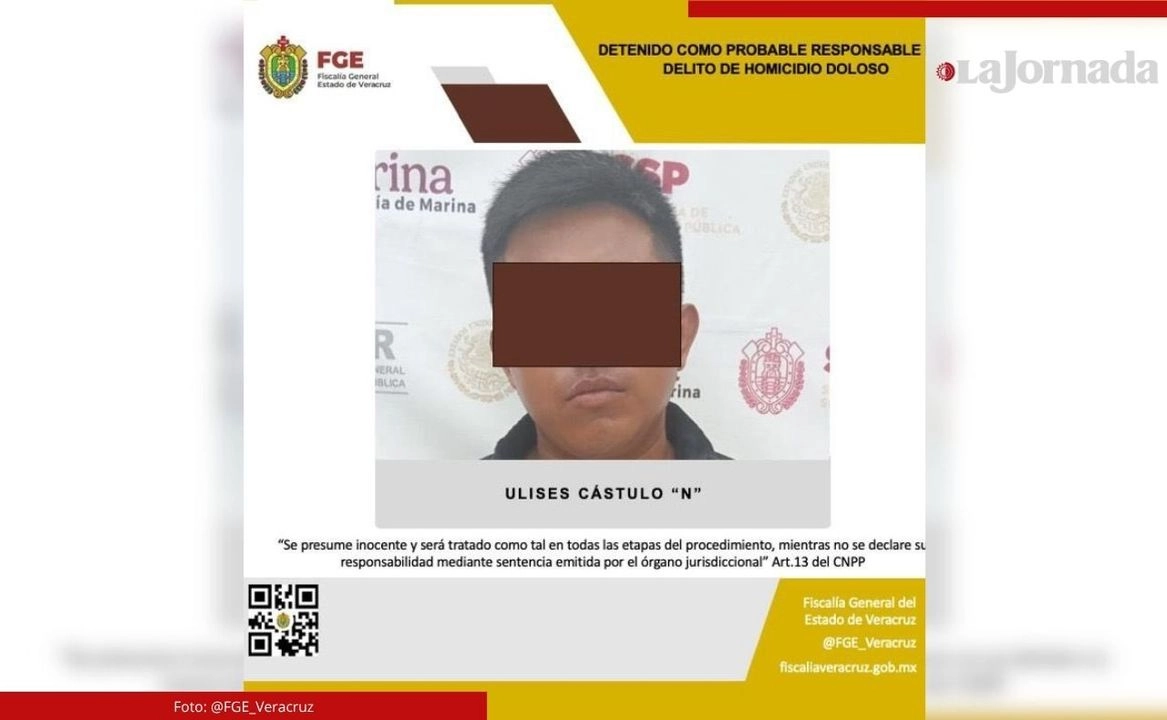 La FGE confirmó los hechos e indicó que el detenido fue identificado como Ulises Cástulo “N”, integrante de la Policía Municipal de Tomatlán, por lo que en breve será presentado ante un juez.

