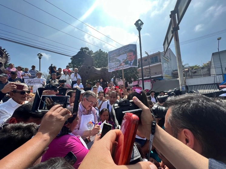 Marcelo Ebrard aseguró que la Guardia Nacional le hará “frente al crimen” que aún impera en algunas zonas del país. Foto Rubicela Morelos Cruz