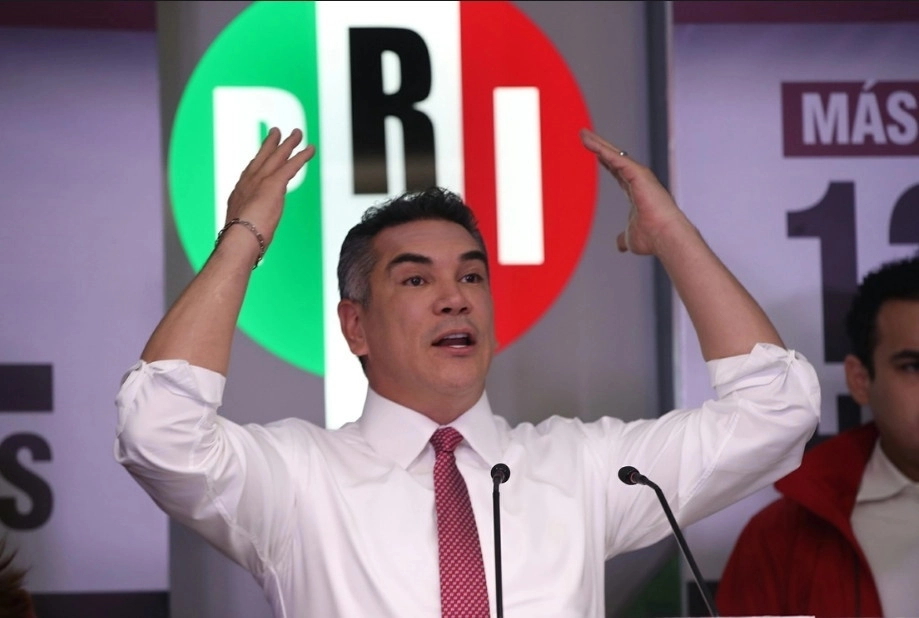 Alejandro Moreno Cárdenas, presidente nacional del PRI, durante un evento en junio pasado. Foto José Antonio López
