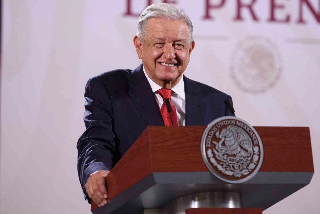 El presidente Andrés Manuel López Obrador durante su conferencia matutina en Palacio Nacional, en la Ciudad de México, el 4 de julio de 2024. Foto cortesía Presidencia
