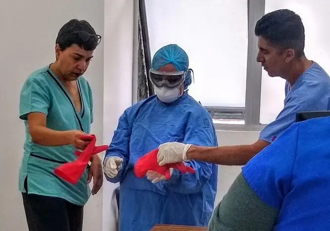 EL SNTSS eesaltó el fortalecimiento de la capacitación de todo el personal del Instituto en la Fase 2 de la contingencia. Imagen tomada de @IMSSQueretaro