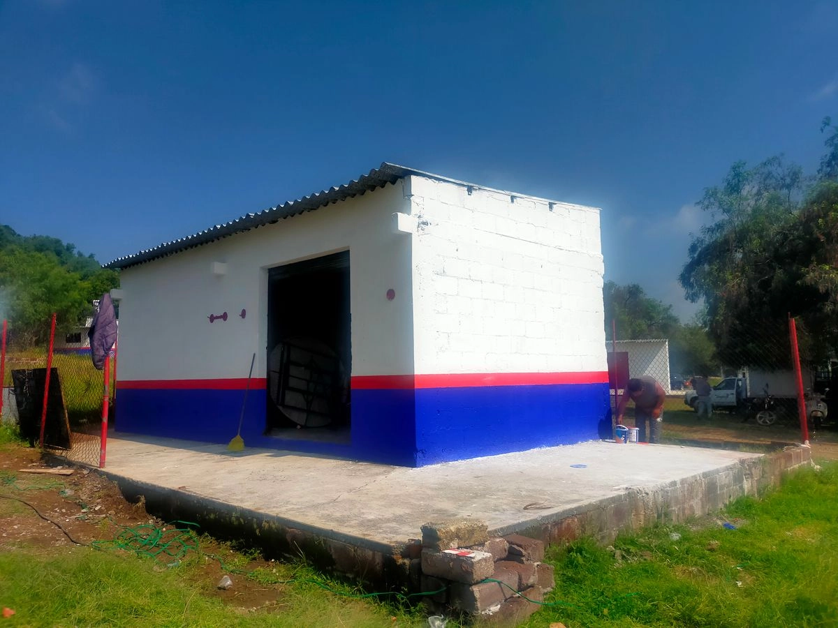 Uno de los polvorines entregados por el ayuntamiento de Tultepec. Foto