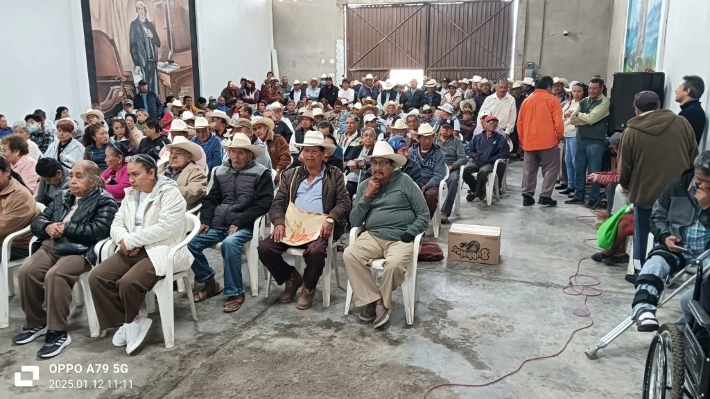 Comisarios ejidales en reunión con la Procuraduría Agraria en imagen de archivo. Foto @PAgraria