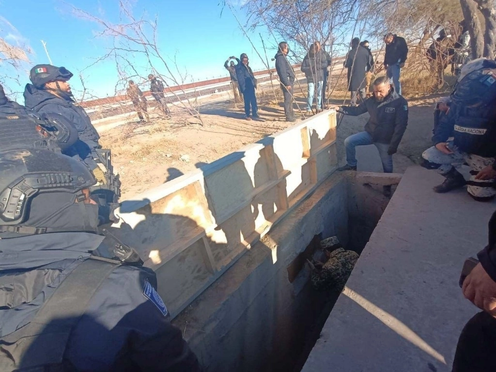 El túnel fue hallado el pasado 11 de enero de 2025. Foto Cortesía / Cuartoscuro