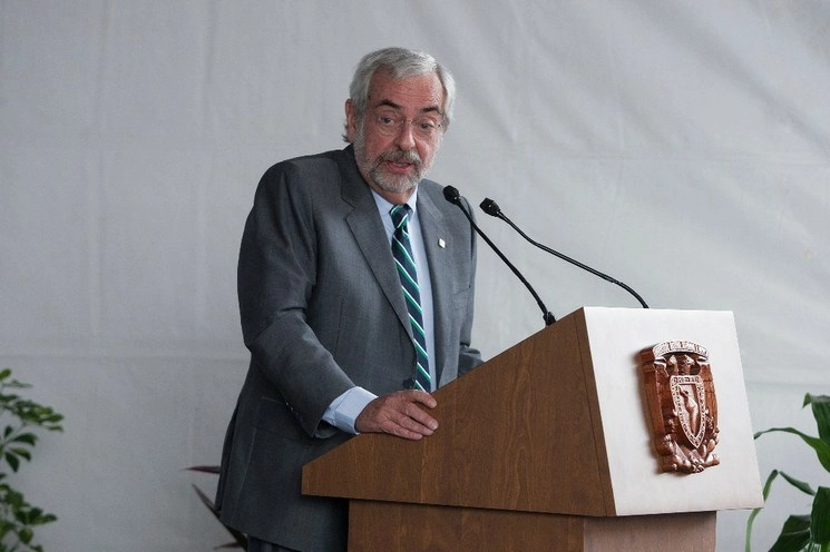 El rector de la UNAM, Enrique Graue, en imagen de archivo. Foto Cristina Rodríguez