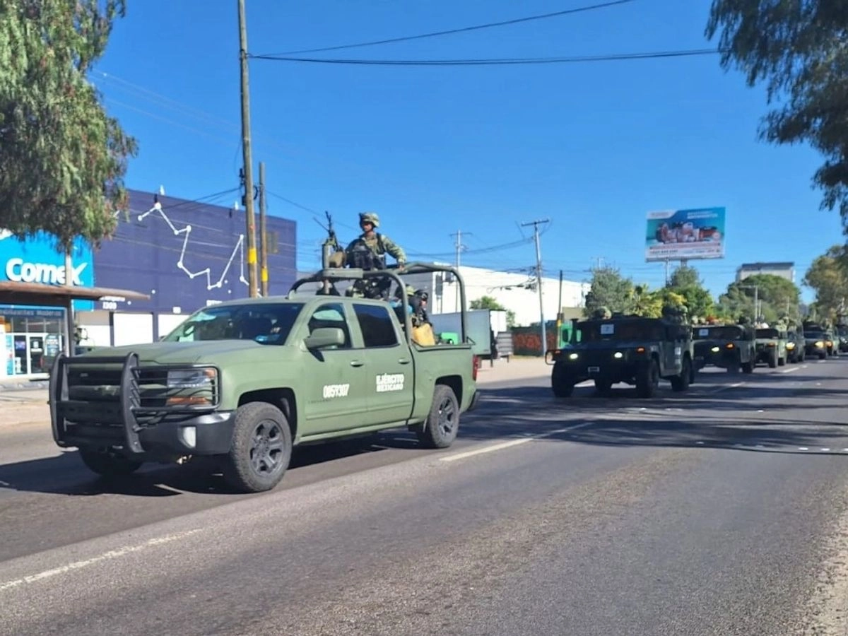 Elementos de la Defensa llegan a Guanajuato para reforzar la seguridad. La imagen, de archivo. Foto 