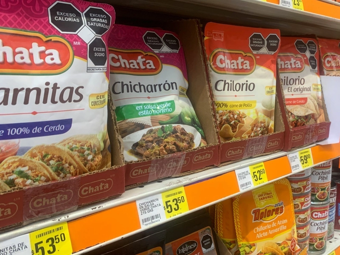 Alimentos etiquetados. Foto Pabo Ramos / Archivo