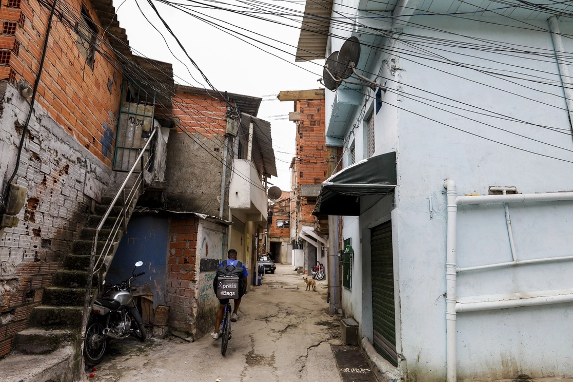 La favela Paraisopolis de Sao Paulo, Brasil, en imagen de archivo. Foto Ap
