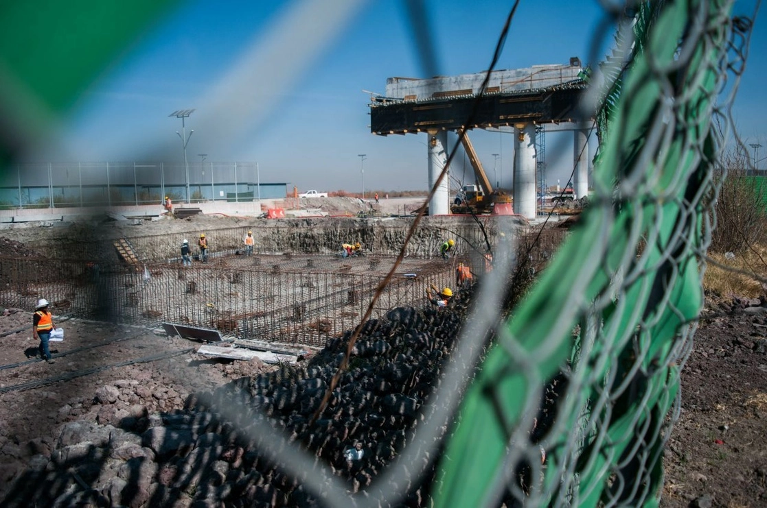Trabajos de construcción del Nuevo Aeropuerto Internacional de la Ciudad de México, en Texcoco, Estado de México. Foto Cuartoscuro / Archivo
