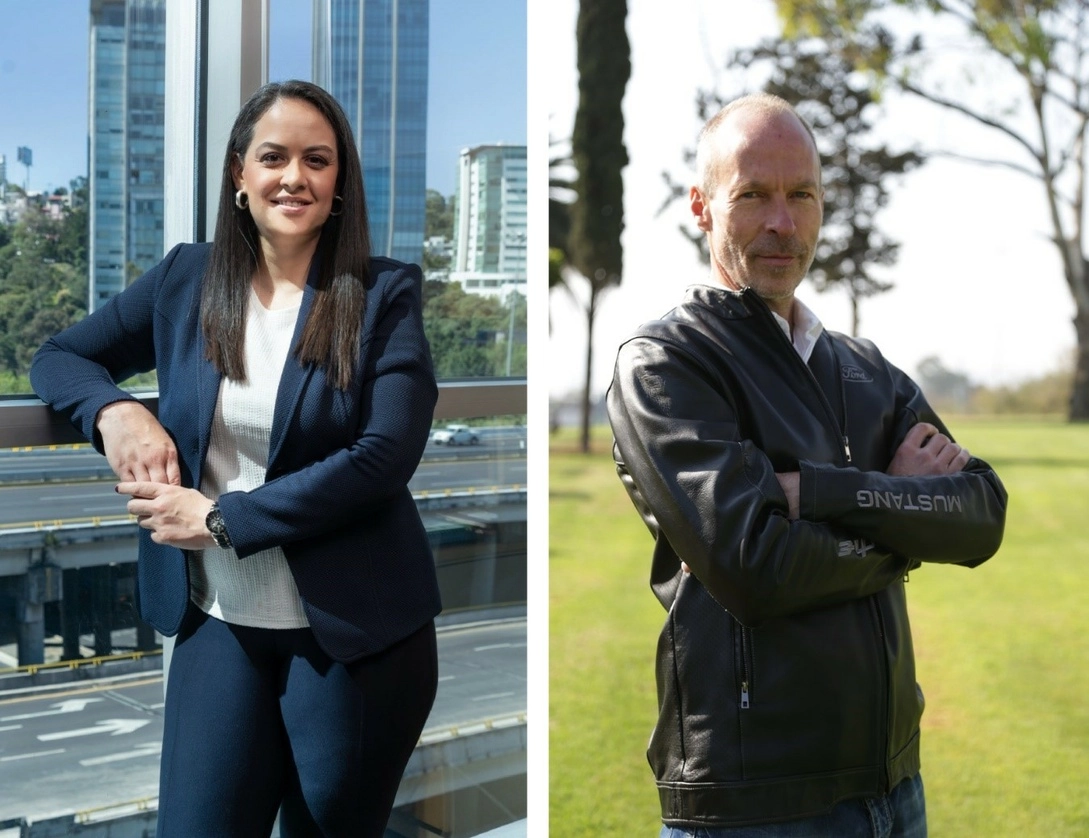 Laura Castro es nombrada directora global de operaciones y oficina de negocios de FBS en Dearborn, Michigan, Estados Unidos; su lugar como director de Ford Business Solutions en México es ocupado ahora por Eric Roell. Foto Cortesía Ford
