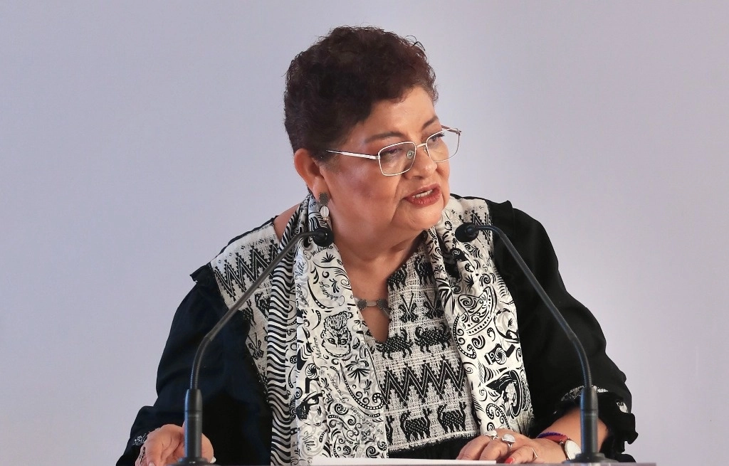 Ernestina Godoy en imagen del 3 de julio pasado. Foto: Luis Castillo/ La Jornada 