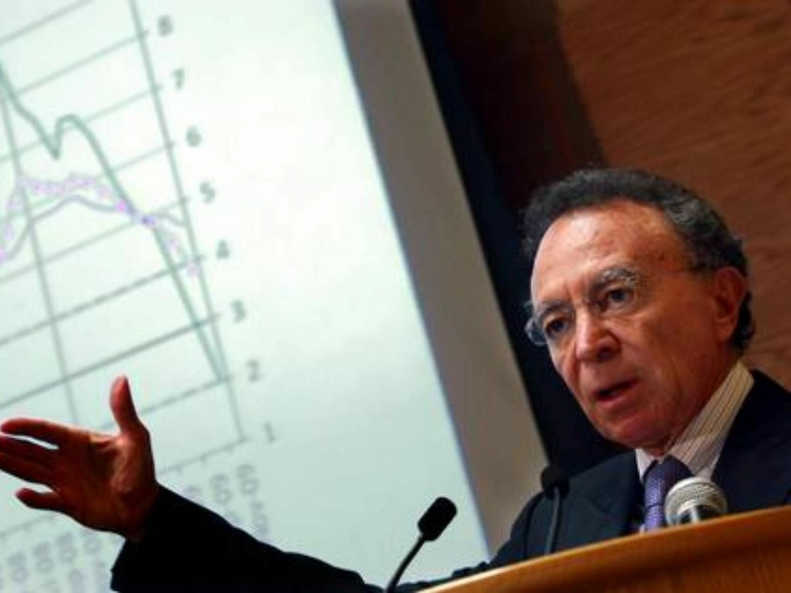 Guillermo Ortiz Martínez, durante una conferencia de prensa en 2009. Foto Marco Peláez