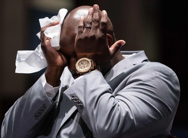 En una audiencia ante el Comité Judicial de la Cámara de Representantes, el hermano de George Floyd, en imagen de ayer. Foto Afp 