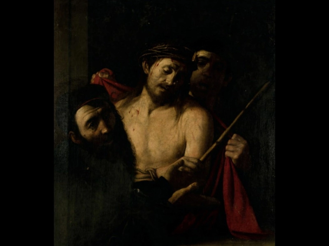 'La coronación de espinas', atribuido originalmente a José de Ribera. Imagen tomada del sitio https://www.ansorena.com/catalogos/409/108 / Archivo
