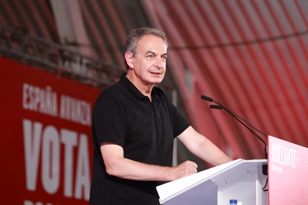 El ex presidente del gobierno español Jose Luis Rodríguez Zapatero, que gobernó el país entre el año 2004 y el 2011, mostró su apoyo sin fisuras por una amnistía generalizada a los independentistas catalanes. Foto Europa Press
