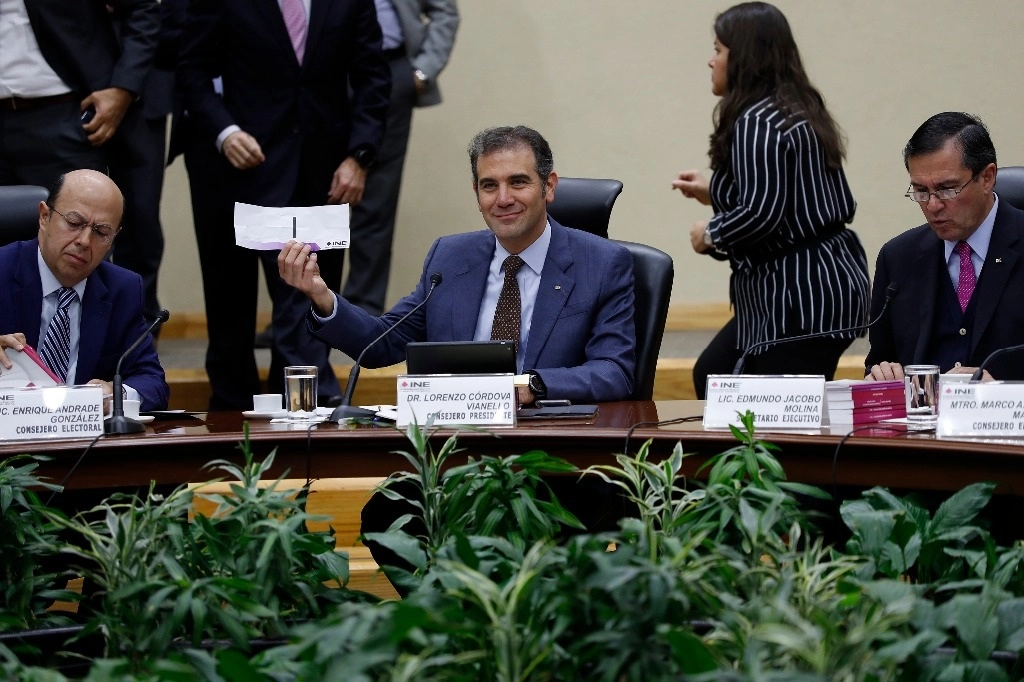 Sesión del Consejo general del INE, en imagen de febrero de 2020. Foto Cristina Rodríguez