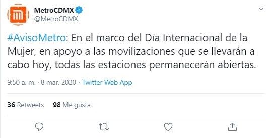 Imagen tomada de Twitter 